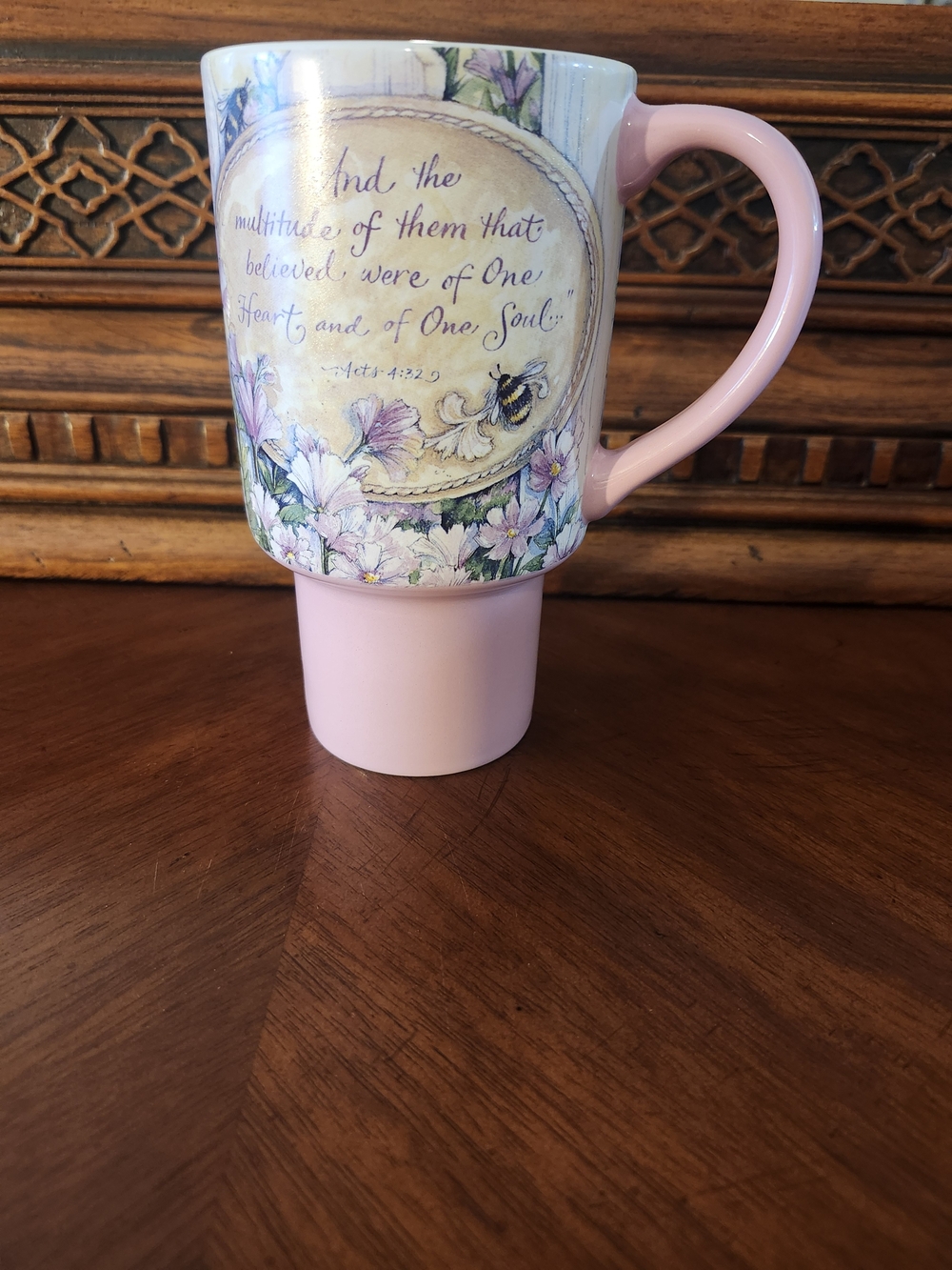 LANG Heart and Soul Floral Pink & Multicolor Mug